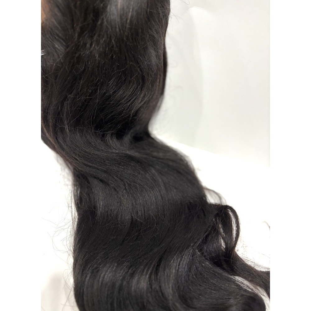 UNICE 7x5 HD Lace Closure Wig Human Hair Body Wave Glueless Pre-Plucked Black - Picture 2 of 8